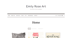Desktop Screenshot of emilyroseart.com
